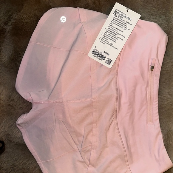 COPY - Brand new never worn before lululemon popular pastel pink athletic short… - Picture 2 of 5